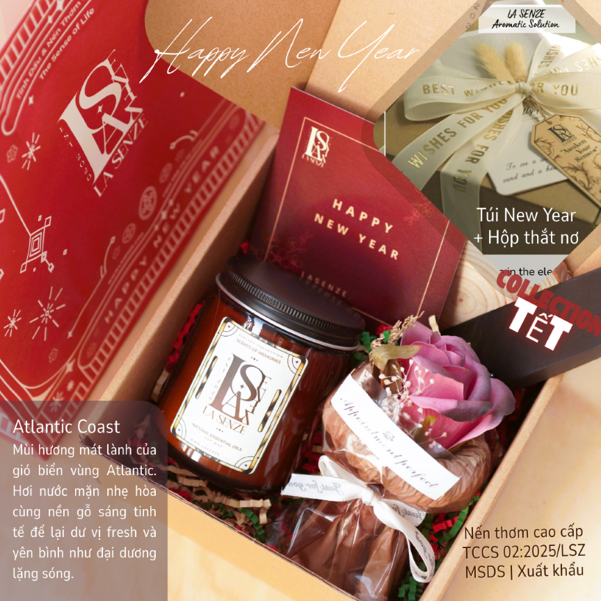  Set Nến Thơm Quà Tặng Happy TẾT - New Year Collection 