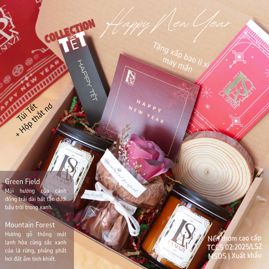  Set Nến Thơm Quà Tặng Happy TẾT - New Year Collection 
