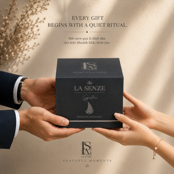  Set Nến Thơm Quà Tặng Cao Cấp LA SENZE Signature Moonlit 