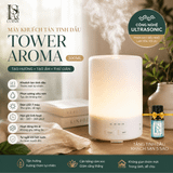  Máy Khuếch Tán Tinh Dầu Tower Diffuser Để Bàn Làm Việc Văn Phòng - 300ml 