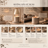  Nến Thơm Nghệ Thuật LA SENZE CRAFTED EARTH 
