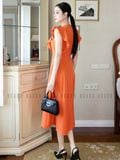  Đầm cam cánh tiên 