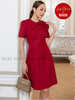 Đầm đỏ xoắn vai [LM x ND]