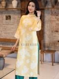  [NGADO - BST Ngọc Hoa] Áo dài Hoàng Lam 