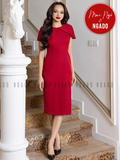  Đầm đỏ cổ tròn [MN x ND] 