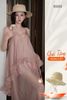 [TẶNG NÓN] Đầm hai dây viền bèo