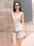  Set áo quần nude peplum [TÂM x ND] 