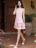  [TẶNG NÓN] Đầm hồng babydoll nơ tùng [TÂM x ND] 