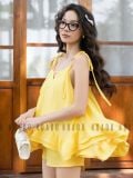  Set áo quần vàng tùng bèo [TÂM x ND] 