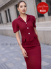 Set áo váy đỏ bút chì [LM x ND]
