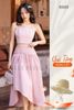  [TẶNG NÓN] Set áo croptop hồng chân váy đuôi tôm [TÂM x ND] 
