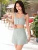  Set áo quần xanh croptop [TÂM x ND] 