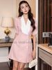  Đầm vest hồng 