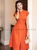  Đầm cam tay con 