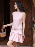  [TẶNG NÓN] Đầm hồng babydoll nơ tùng [TÂM x ND] 