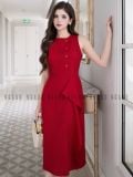  Đầm đỏ phối tà 