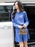  Đầm sơ mi xanh jean [TÂM x ND] 