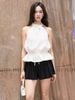  Set áo cổ yếm váy xếp ly [TÂM x ND] 