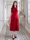  Đầm đỏ phối tà 