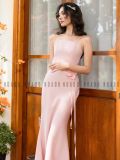  Set áo crotop váy đuôi cá hồng [TÂM x ND] 