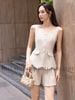  Set áo quần nude peplum [TÂM x ND] 