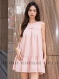  Đầm hồng babydoll tùng nhún [TÂM x ND] 
