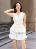  Set áo quần chấm bi tùng bí [TÂM x ND] 