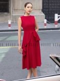 Đầm đỏ peplum [LM x ND] 