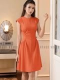  Đầm cam nhún eo [DIỄM x ND] 