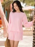  Set áo quần hồng tay dài [TÂM x ND] 
