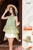 [TẶNG NÓN] Set áo yếm xanh quần bí [TÂM x ND]