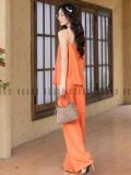  Set áo quần cam ống suông [TÂM x ND] 