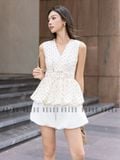  Set áo quần chấm bi tùng bí [TÂM x ND] 