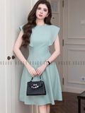  Đầm cánh tiên cổ tròn 
