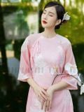  Áo dài Hồng Miên 