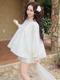  Set áo quần trắng babydoll 