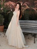  Đầm 2 dây maxi tùng nhún 