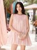  Đầm hồng babydoll tùng nhún [TÂM x ND] 