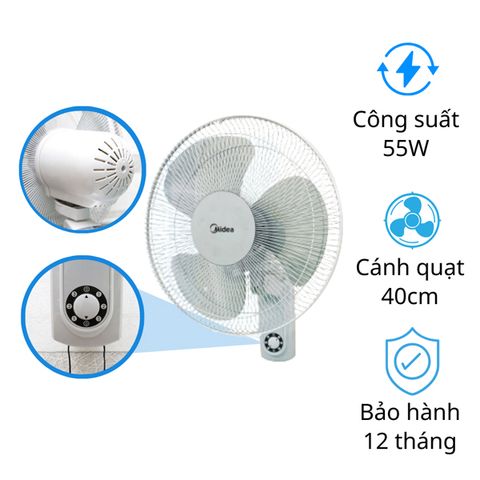  Quạt treo tường MIDEA FW40-24H 