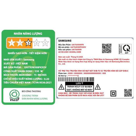  Smart Tivi SAMSUNG 4K 75 inch UA75U8500F 
