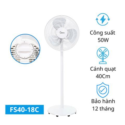  Quạt đứng MIDEA FS40-18C 