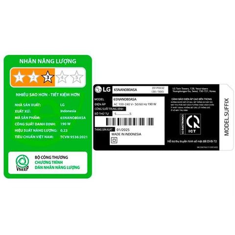  Smart Tivi NanoCell LG AI 4K 65NANO80ASA (65 inch) 