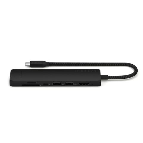 Hub chuyển đổi Satechi USB-C Slim 7in1 4K60Hz, sạc PD 100W
