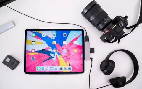 Cổng chuyển Hyperdrive 6 Ports HDMI 4K 60Hz USB-C Hub cho iPad