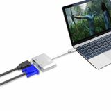 Cổng chuyển Mazer Alu Mini DP Dual to HDMI+VGA