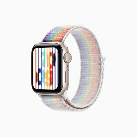 Apple Watch SE 3 44mm Starlight Aluminum Sport Loop