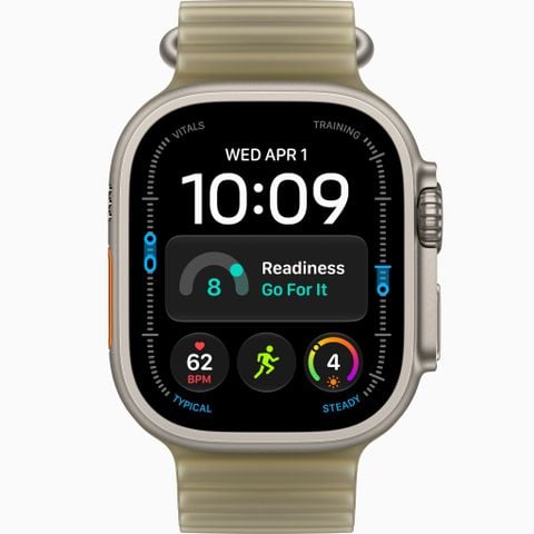 Apple Watch Ultra 4 GPS + Cellular 49mm Natural Titanium Ocean Band