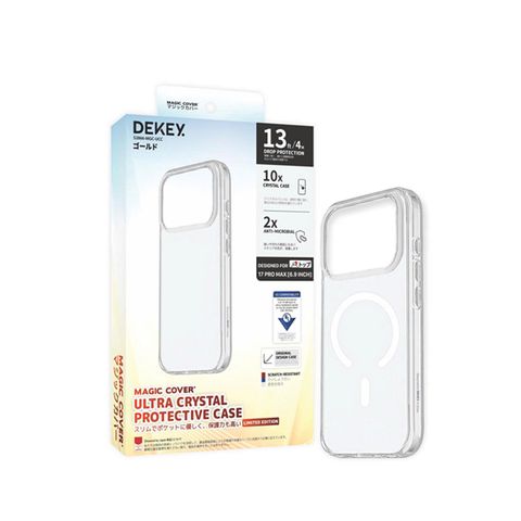 DEKEY Magic Cover Ultral Crystal case With Magsafe iPhone 17 Series