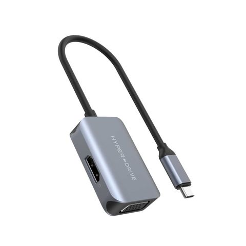 Cổng chuyển Hyperdrive HDMI/VGA 4K 60Hz 2 Ports USB-C HUB