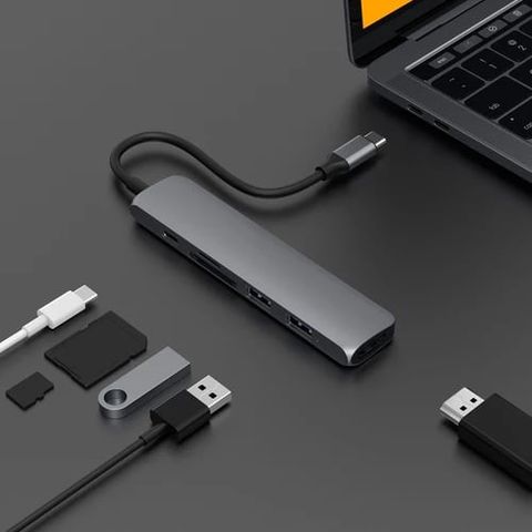 Cổng chuyển Hyperdrive Bar 6 Ports USB-C Hub